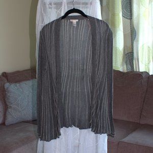 Cato Long Sleeve Sweater | Open Faced Cardigan